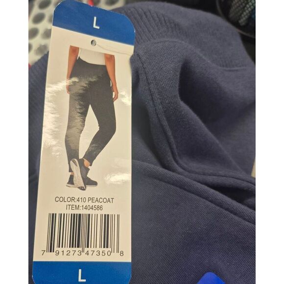 Fila Women's Navy Peacoat Cotton/Poly Fleece Joggers NEW NWT - Picture 14 of 14